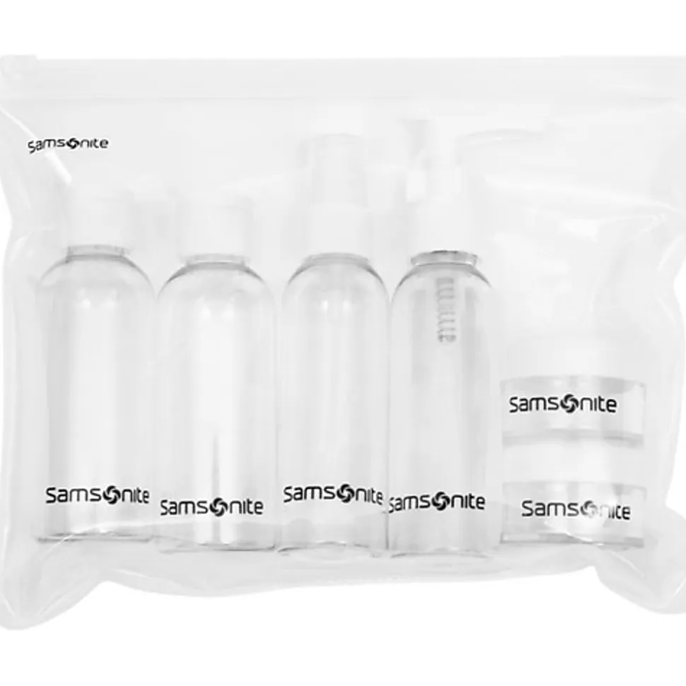 Samsonite® 6-Piece Travel Bottle Set, Clear