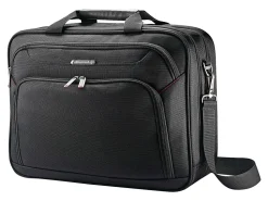 Samsonite® Xenon 3 2-Gusset Toploader Bag, 16 1/2"H x 12 3/4"W x 4 3/4"D, Black