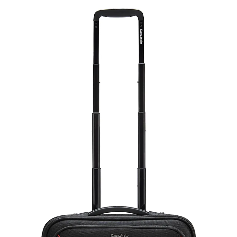 Samsonite® Xenon 4.0 Spinner Nylon Rolling Mobile Office With 15.6" Laptop Pocket And Tablet Pocket, 15-3/8"H x 15-3/4"W x 7-1/8"D, Black