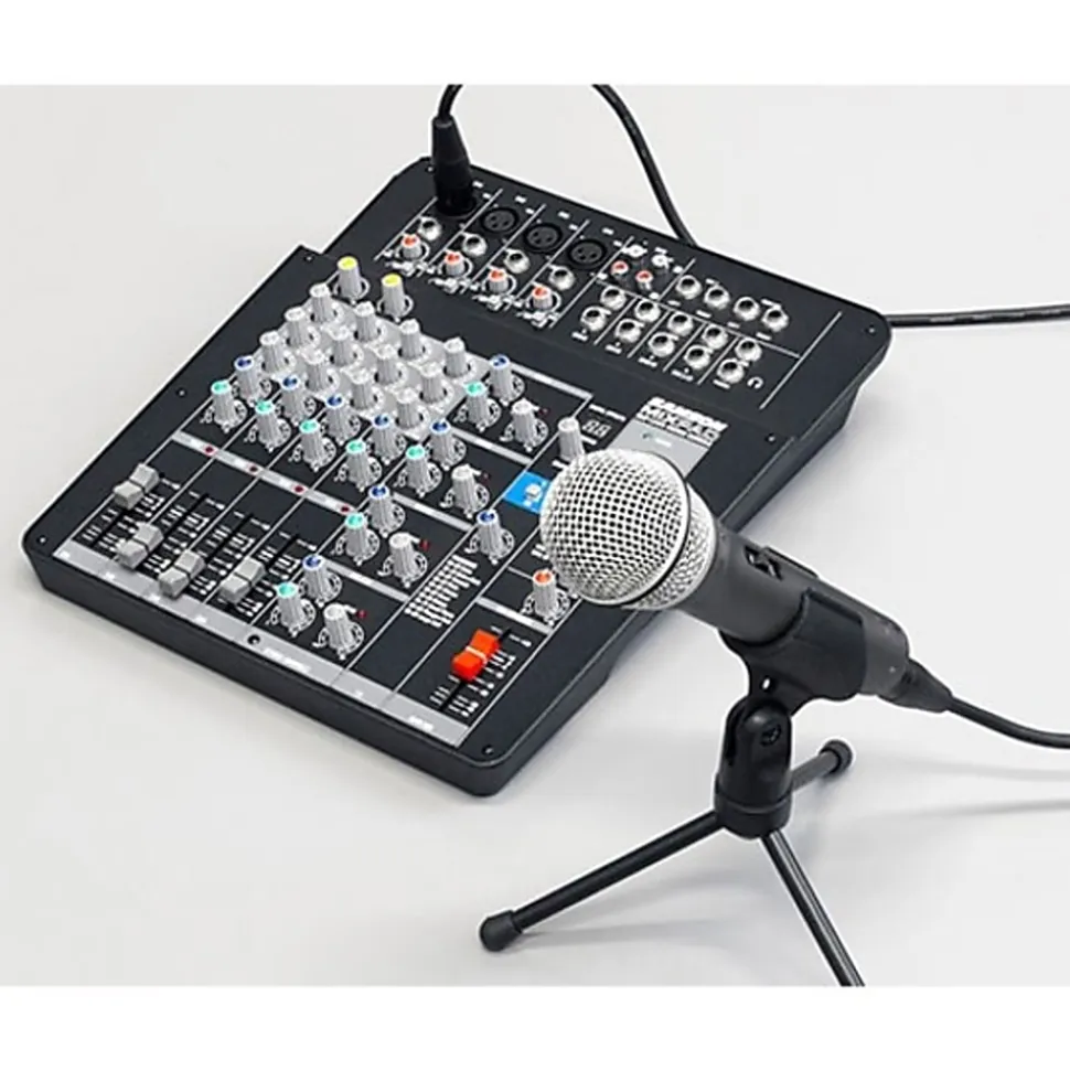 Samson Q2U Rugged Wired Dynamic Microphone - Gray - 6.56 ft - Mono - 50 Hz to 15 kHz - 32 Ohm -54 dB - SAQ2U