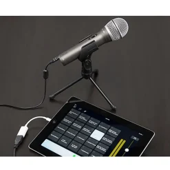 Samson Q2U Rugged Wired Dynamic Microphone - Gray - 6.56 ft - Mono - 50 Hz to 15 kHz - 32 Ohm -54 dB - SAQ2U