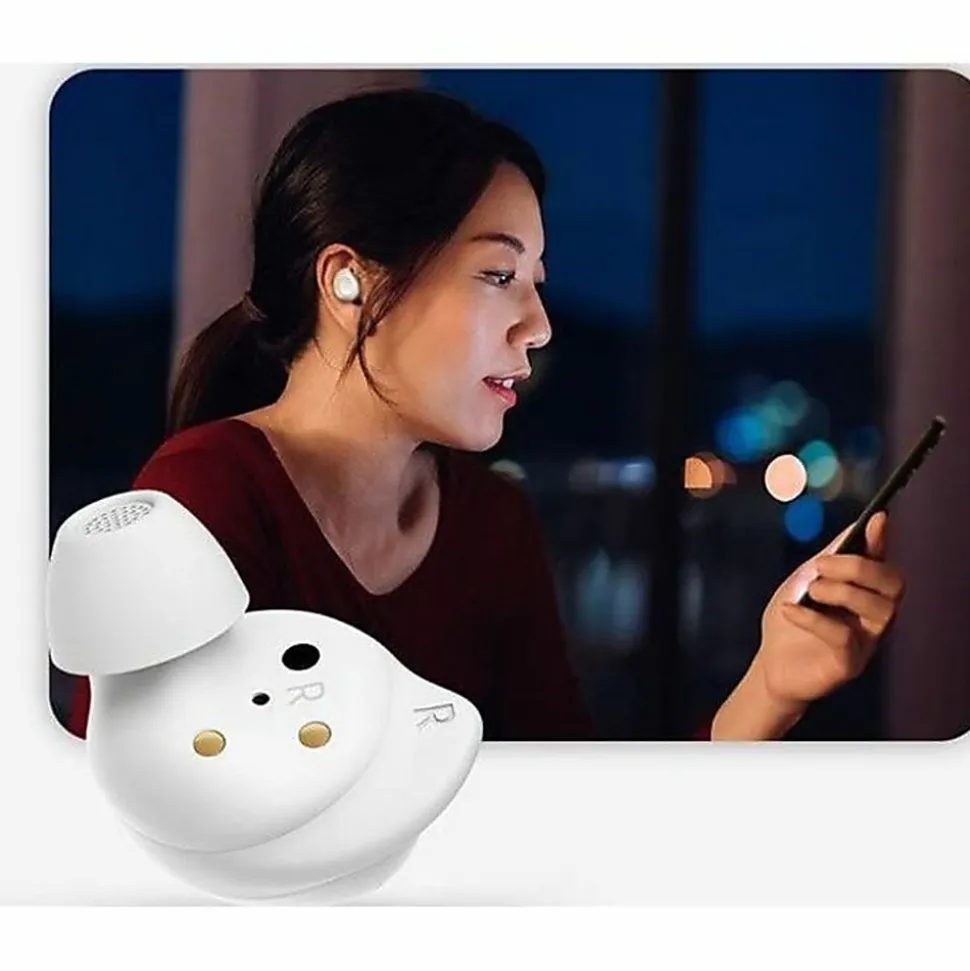 Samsung Galaxy Buds FE SM-R400NZWAXAR Earset - Bixby - Stereo - True Wireless - Bluetooth - Earbud - Binaural - In-ear - White