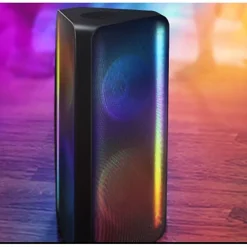Samsung MX-ST40B 2.0 Bluetooth Speaker System - 160 W RMS - Black - Wireless LAN - Battery Rechargeable - USB