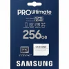 Samsung PRO Ultimate 256 GB Class 10/UHS-I (U3) V30 microSDXC - 1 - 200 MB/s Read - 130 MB/s Write - 10 Year Warranty