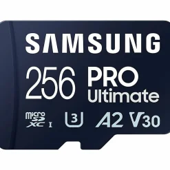 Samsung PRO Ultimate 256 GB Class 10/UHS-I (U3) V30 microSDXC - 1 - 200 MB/s Read - 130 MB/s Write - 10 Year Warranty