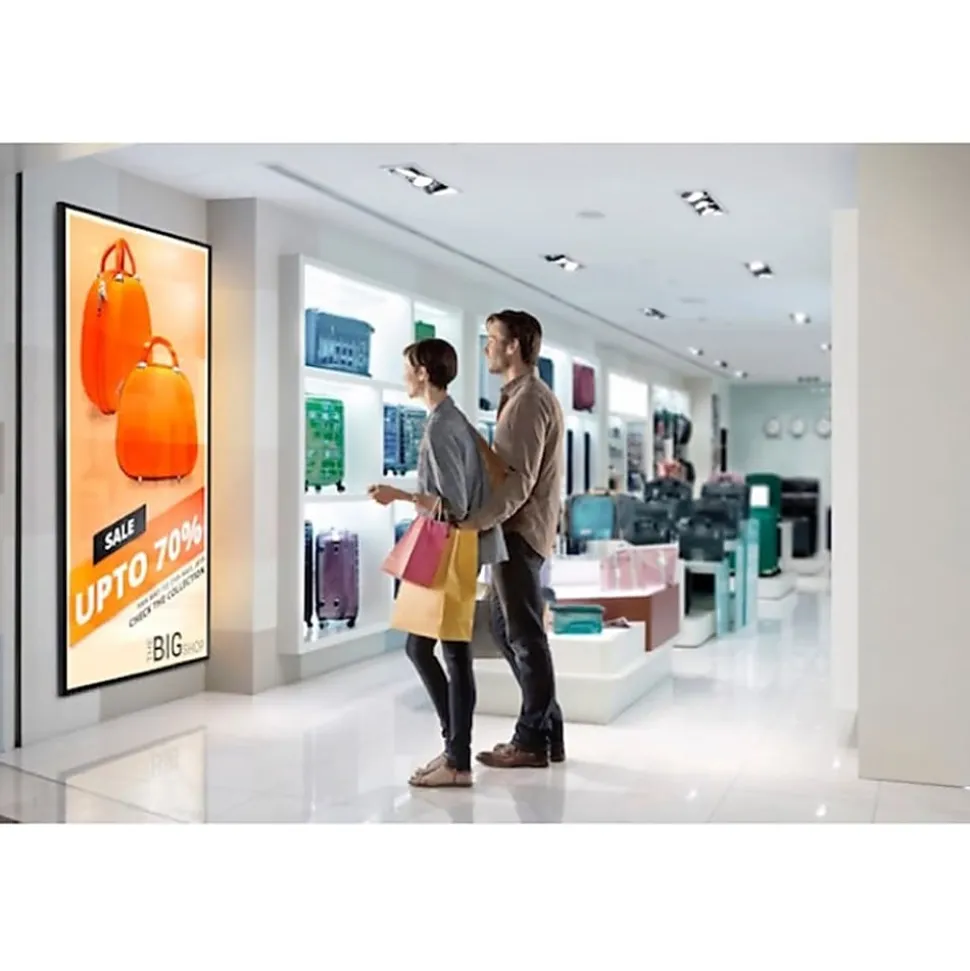 Samsung QE55T - 55" Diagonal Class (54.6" viewable) - Smart Signage QET Series LED-backlit LCD display - QE55T