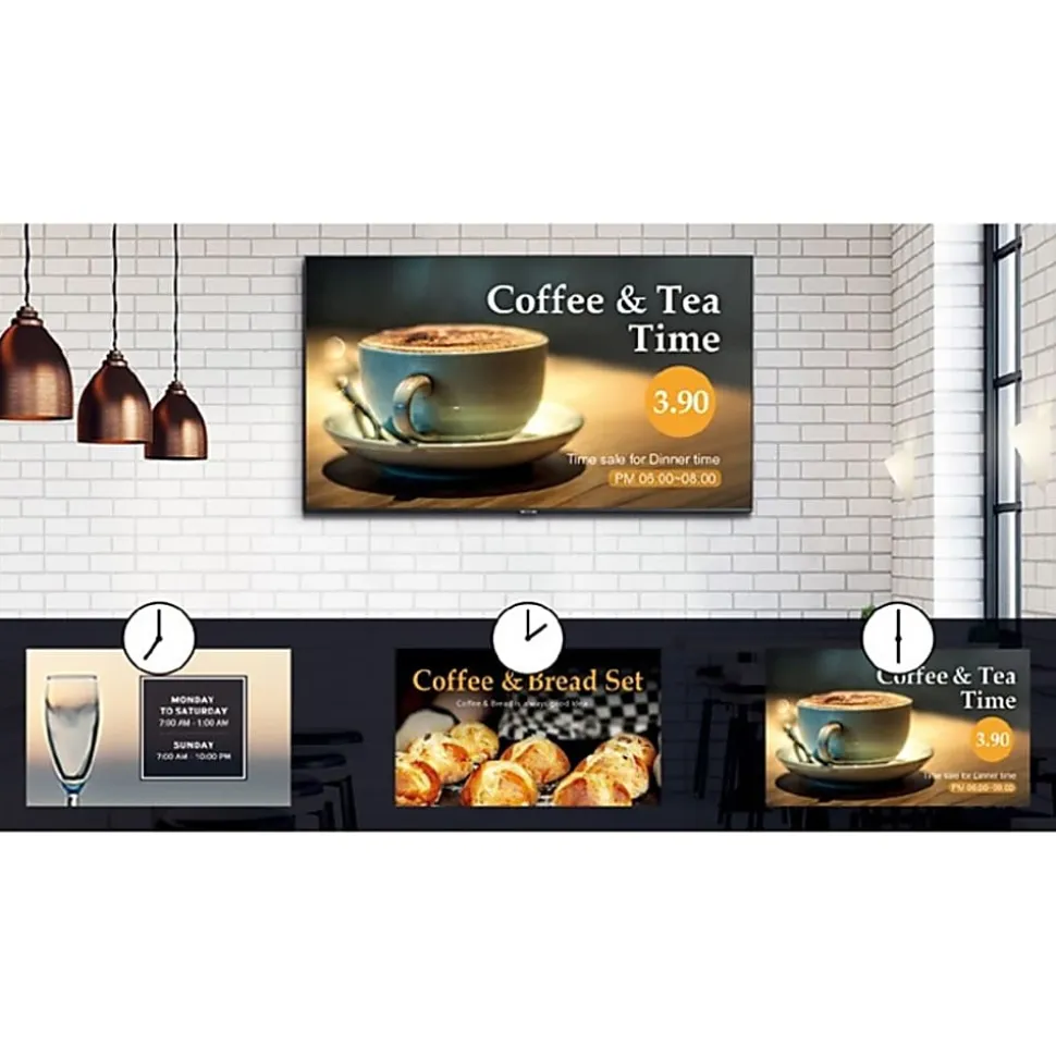 Samsung QE75T Digital Signage Display - 75" LCD - ARM Cortex A72 1.70 GHz - 2 GB LPDDR4 - 3840x 2160 - QE75T
