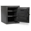Sanctuary Diamond Fireproof/Waterproof Home And Office Safe With Electronic Lock, 2.2 Cu. Ft. Capacity, Dark Gray Hammertone