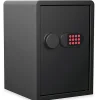 Sanctuary Home And Office Security Vault With Electronic Lock And 2 Shelves, 1.98 Cu. Ft., Matte Black