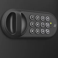 Sanctuary Onyx Fireproof Home And Office Safe With Electronic Lock, 1.01 Cu. Ft. Capacity, Matte Black