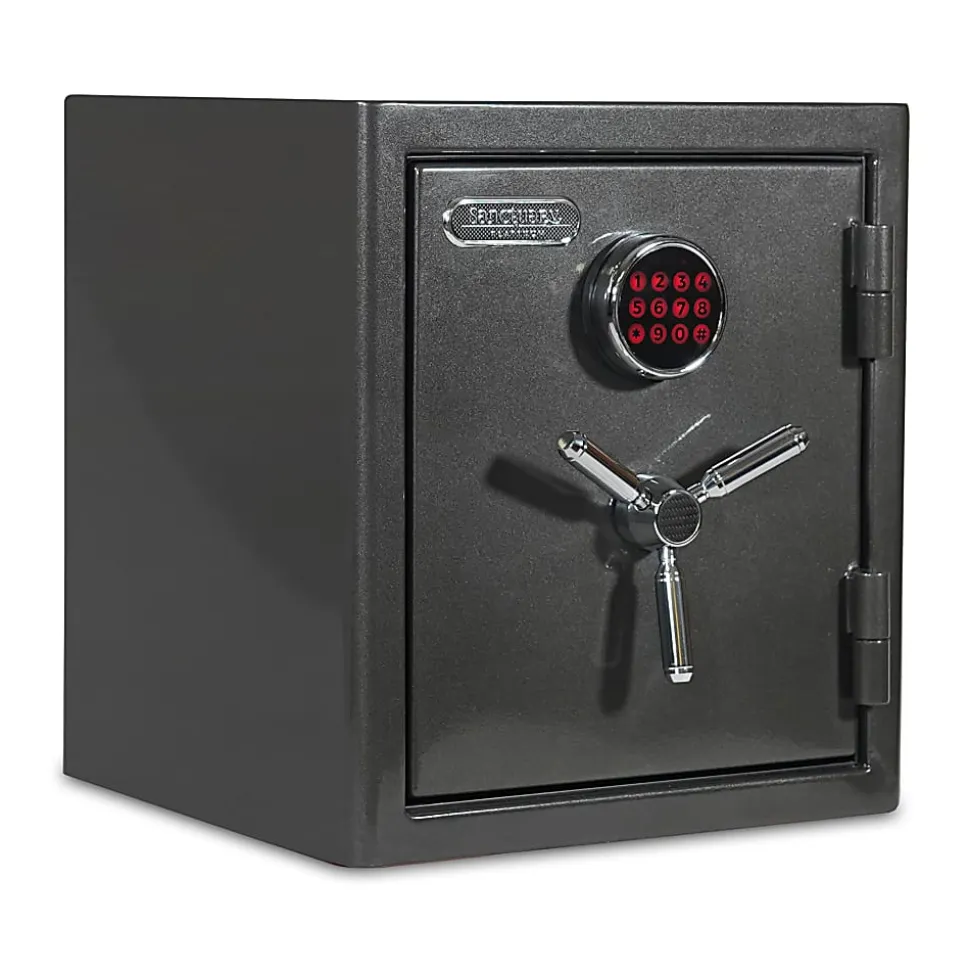 Sanctuary Platinum Digital Home/Office Safe, 1.96 Cu. Ft., Dark Grey Metallic