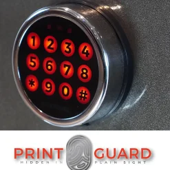 Sanctuary Platinum Fireproof/Waterproof Home And Office Safe With Electronic Lock, 4.98 Cu. Ft. Capacity, Dark Gray Metallic