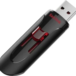 SanDisk Cruzer Glide™ USB 3.0 Flash Drive, 128GB, Black