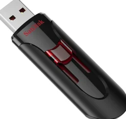 SanDisk® Cruzer Glide USB 3.0 Flash Drive, 64GB, Black