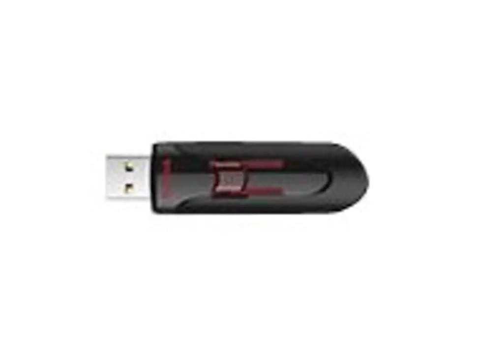 SanDisk® Cruzer Glide USB 3.0 Flash Drive, 64GB, Black