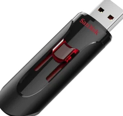 SanDisk® Cruzer Glide USB 3.0 Flash Drive, 64GB, Black