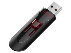 SanDisk® Cruzer Glide USB 3.0 Flash Drive, 64GB, Black
