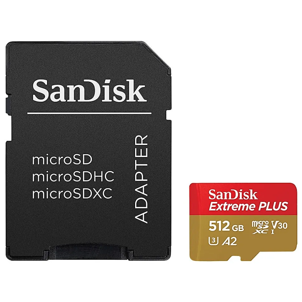 SanDisk® Extreme PLUS microSDXC Memory Card, 512GB