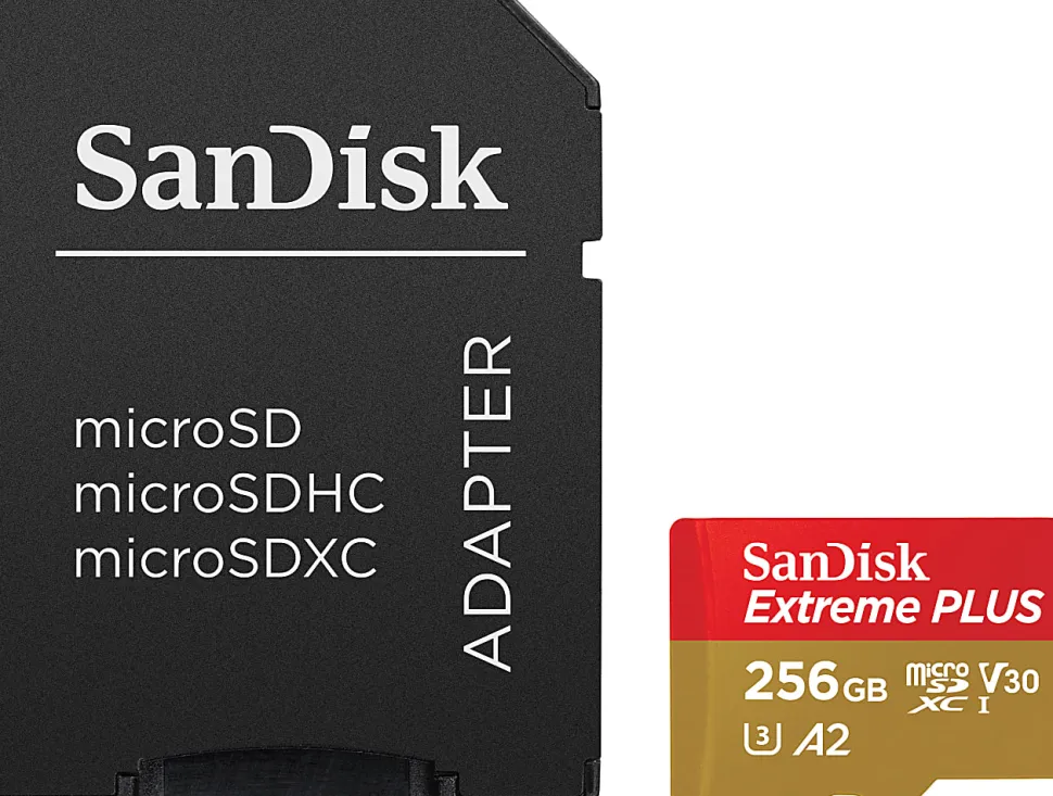SanDisk Extreme® PLUS microSDXC™ UHS-I card, 256GB