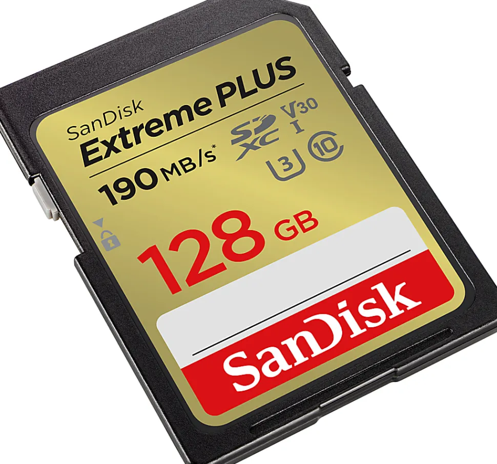 SanDisk Extreme® PLUS SDXC™ UHS-I card, 128GB