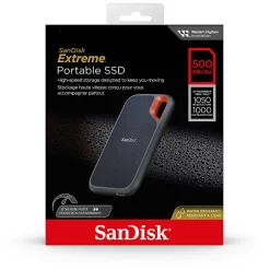 SanDisk® Extreme® Portable SSD, 500GB, Black