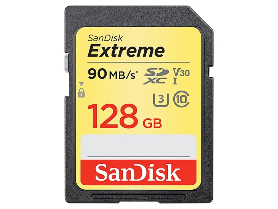 SanDisk® Extreme SDXC UHS-I Card, 128GB