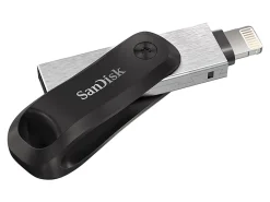 SanDisk® iXpand Mobile Storage Flash Drive, 128GB, Silver