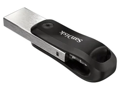 SanDisk® iXpand Mobile Storage Flash Drive, 128GB, Silver