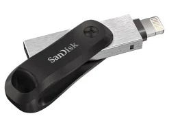 SanDisk® iXpand Mobile Storage Flash Drive, 128GB, Silver