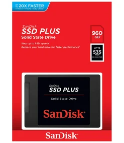 SanDisk® SSD PLUS Internal Solid State Drive, 960GB, Black