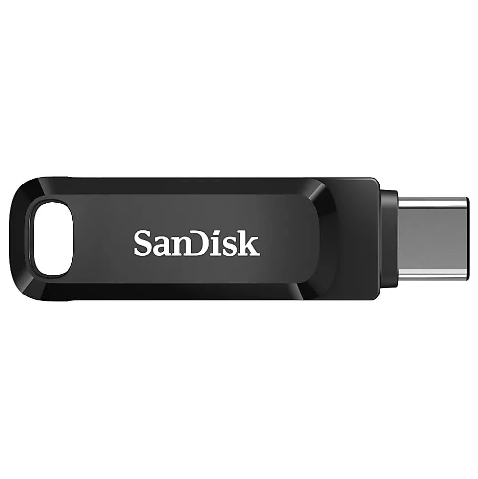 SanDisk® Ultra Dual Drive Go USB-C Flash Drive, 256GB, Silver