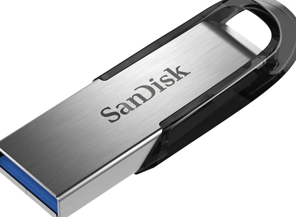 SanDisk Ultra Flair™ USB 3.0 Flash Drive, 128GB, Silver