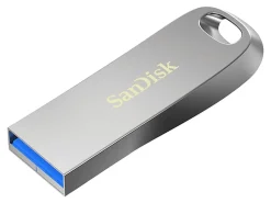 SanDisk® Ultra Luxe USB 3.2 Flash Drive, 512GB, Silver