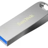 SanDisk Ultra Luxe USB 3.1 Flash Drive, 128GB, Silver Metal