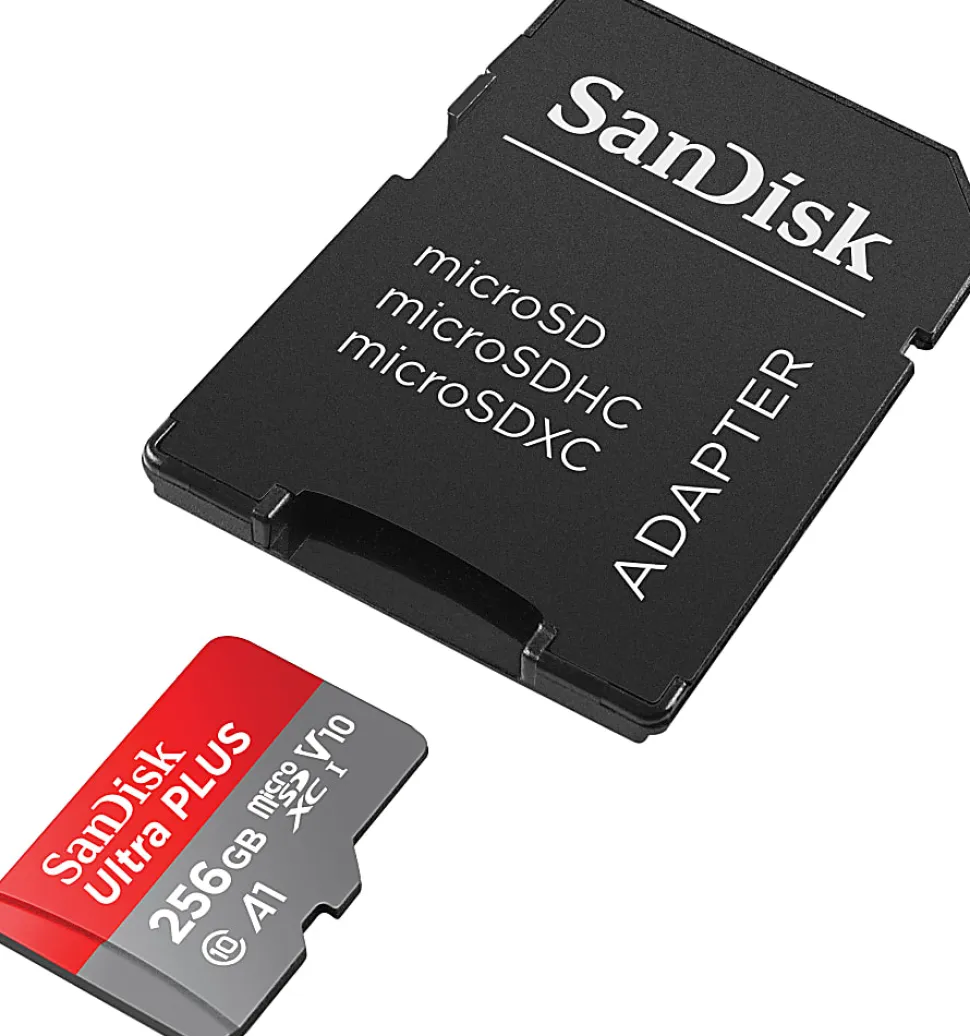 SanDisk® Ultra PLUS microSD Memory Card, 256GB