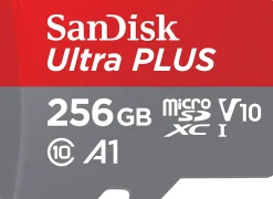 SanDisk® Ultra PLUS microSD Memory Card, 256GB