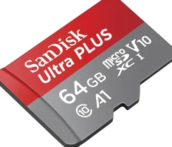 SanDisk® Ultra PLUS microSD Memory Card, 64GB