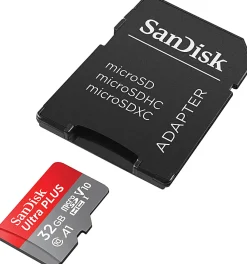 SanDisk Ultra® PLUS microSD™ Memory Card, 64GB