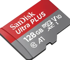 SanDisk Ultra® PLUS microSD™ Memory Card, 128GB