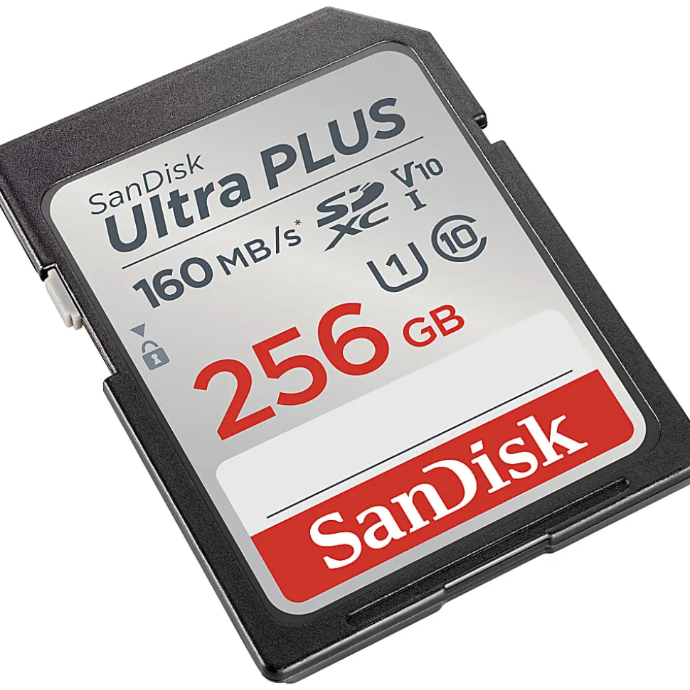 SanDisk® Ultra® PLUS SDXC™ Memory Card, 256GB