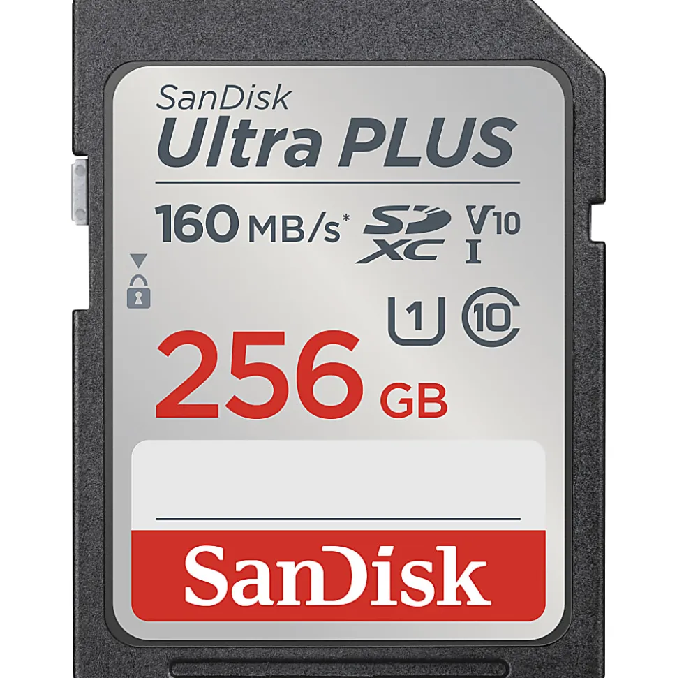 SanDisk® Ultra® PLUS SDXC™ Memory Card, 256GB