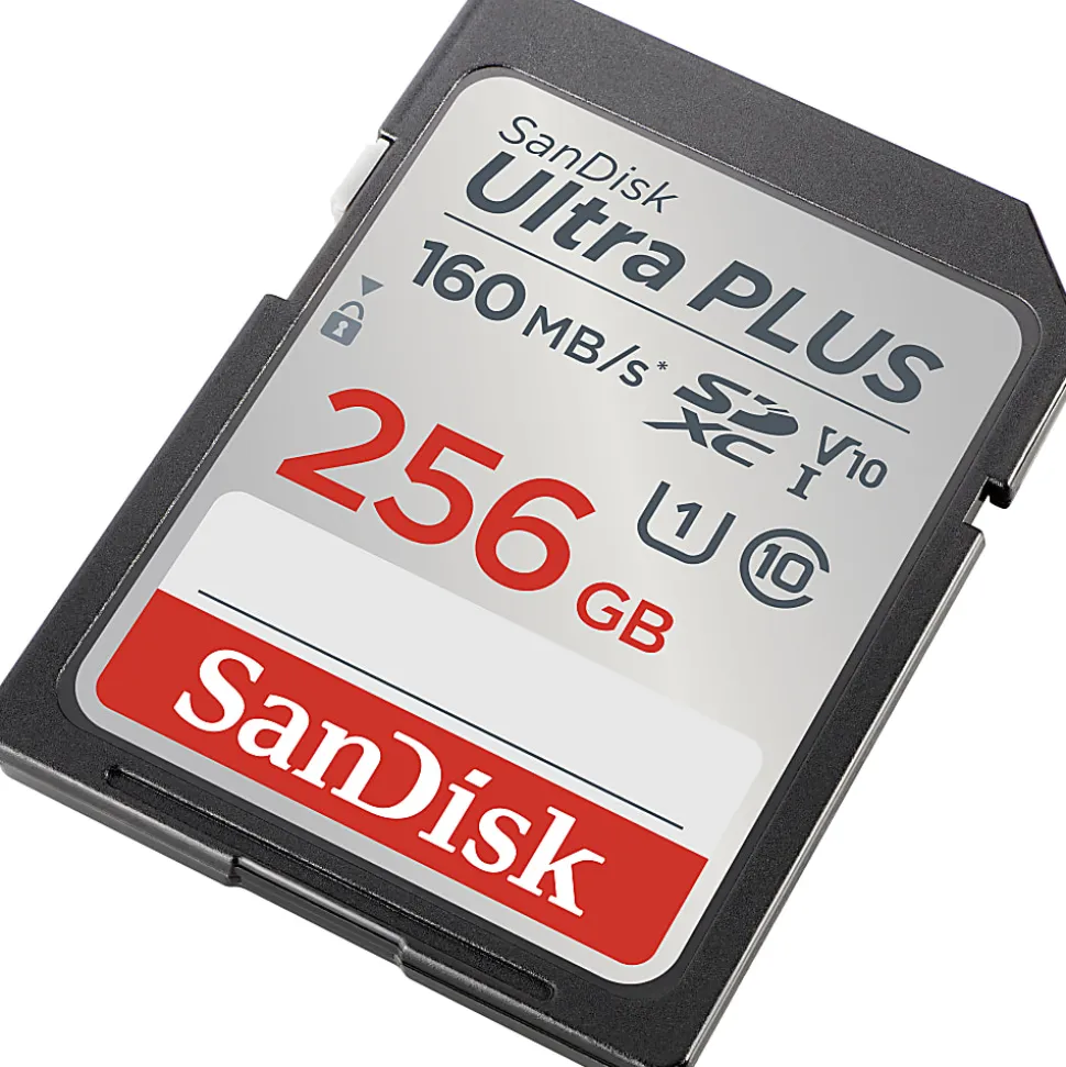 SanDisk® Ultra® PLUS SDXC™ Memory Card, 256GB