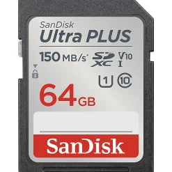 SanDisk Ultra® PLUS SDXC™ UHS-I Card, 64GB