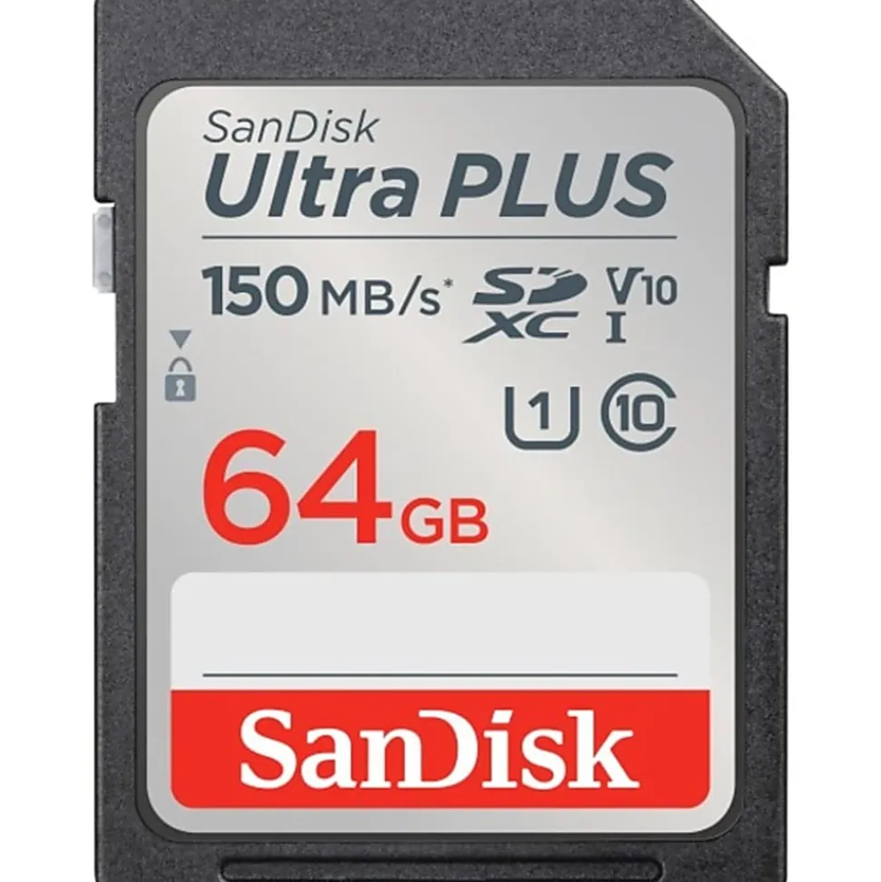 SanDisk Ultra® PLUS SDXC™ UHS-I Card, 64GB