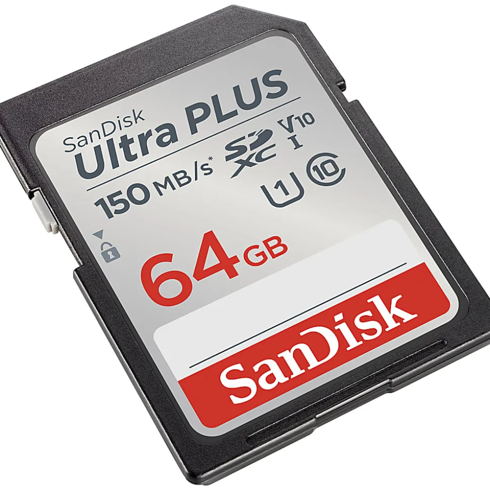 SanDisk Ultra® PLUS SDXC™ UHS-I Card, 64GB