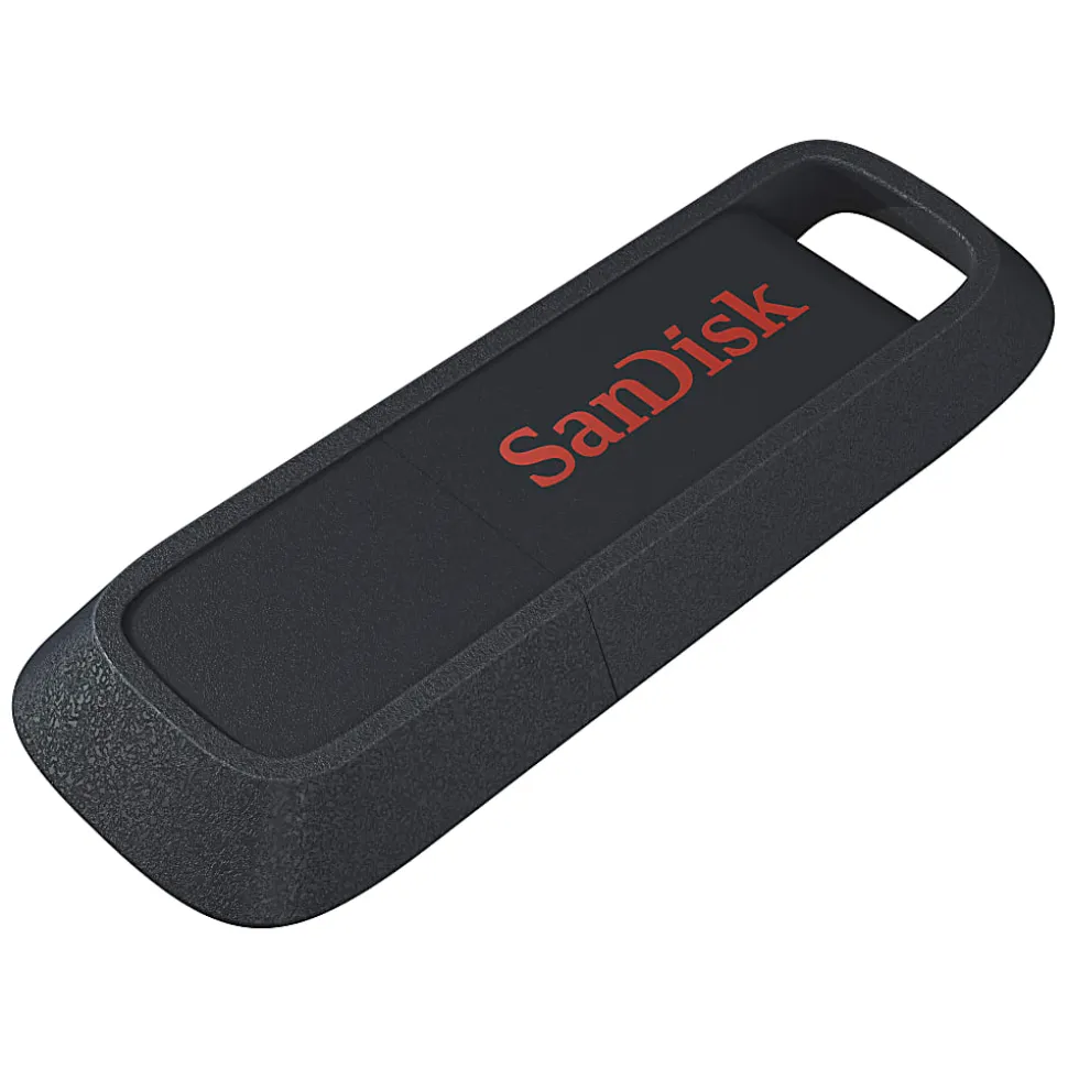 SanDisk® Ultra Trek Ruggedized USB 3.0 Flash Drive, 32GB, Black, SDCZ490-032G-A46