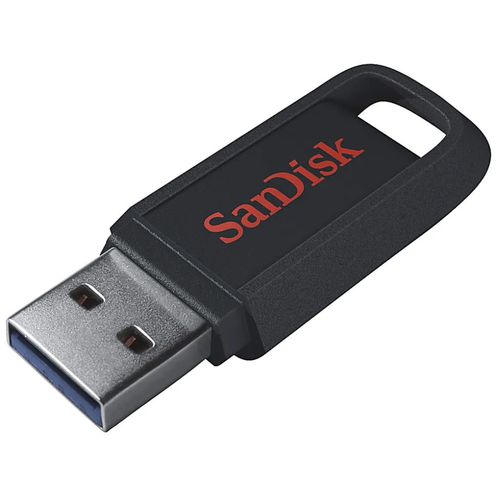 SanDisk® Ultra Trek Ruggedized USB 3.0 Flash Drive, 32GB, Black, SDCZ490-032G-A46