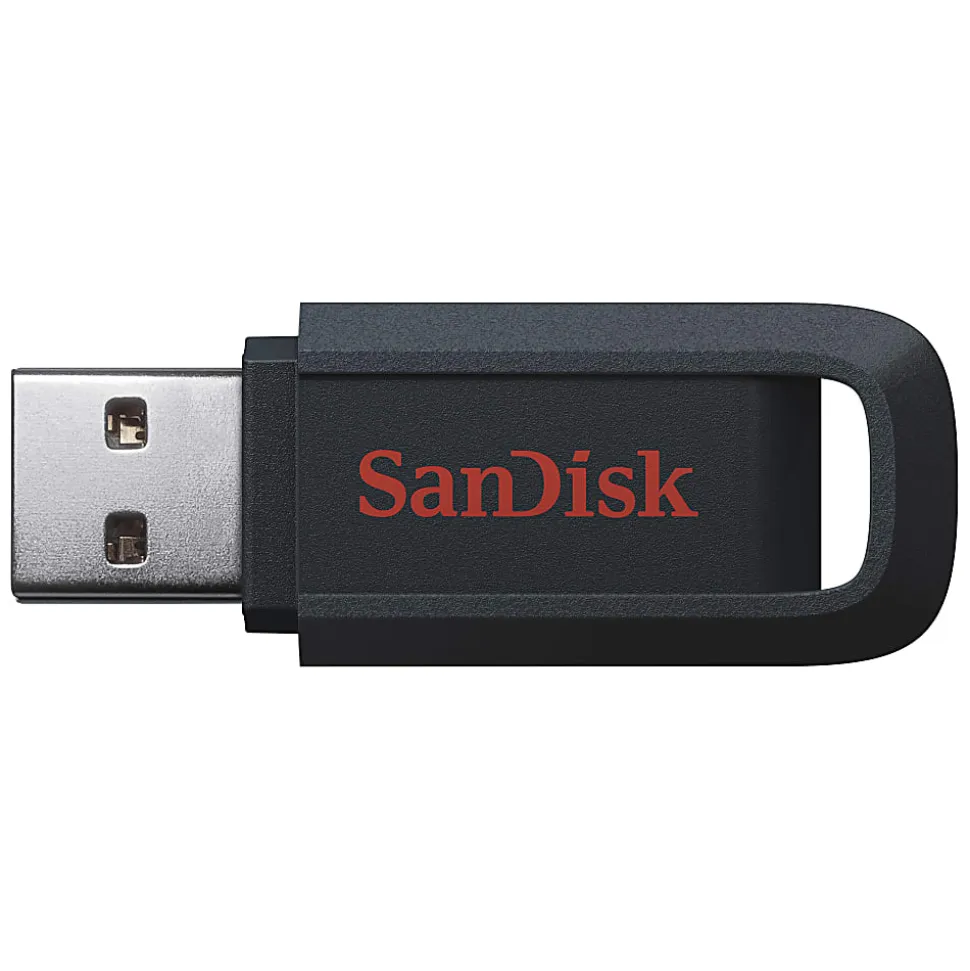 SanDisk® Ultra Trek Ruggedized USB 3.0 Flash Drive, 32GB, Black, SDCZ490-032G-A46