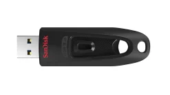 SanDisk Ultra® USB 3.0 Flash Drive, 256GB, Black