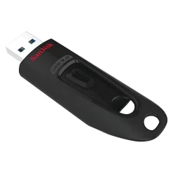 SanDiskĀ® UltraĀ® USB 3.0 Flash Drive, 128GB, Black